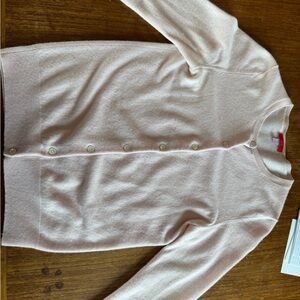 Women's Pink Cashmere Cardigan Sweater